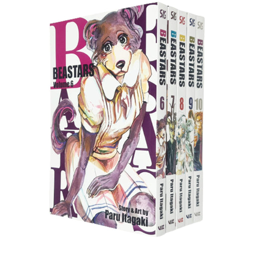 Beastars Series Vol 6-10 by Paru Itagaki 5 Books Collection Set - The Book Bundle