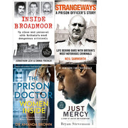 Inside Broadmoor,Strangeways,Prison Doctor,Just Mercy 4 Books Set - The Book Bundle