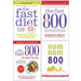 The Fast Diet, The Fast 800, The Fast 800 Recipe Book, Quick & Easy Fasting Nom Nom Fast 800 Cookbook 4 Books Collection Set - The Book Bundle