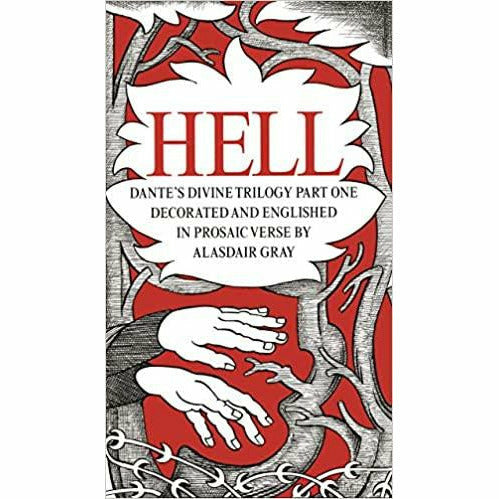 Alasdair Gray collection of three hardcover books including Paradise, Lanark, and Hell by Canongate Books featuring colorful covers.