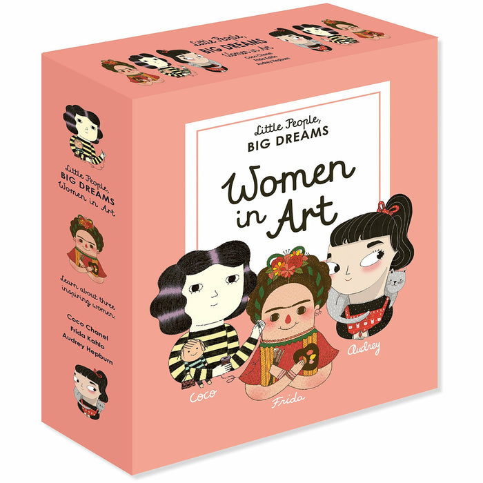 Little People, Big Dreams: Inspiring Writers & Women In Art By Maria Isabel Sanchez Vegara 6 Books Collection Box Set - The Book Bundle