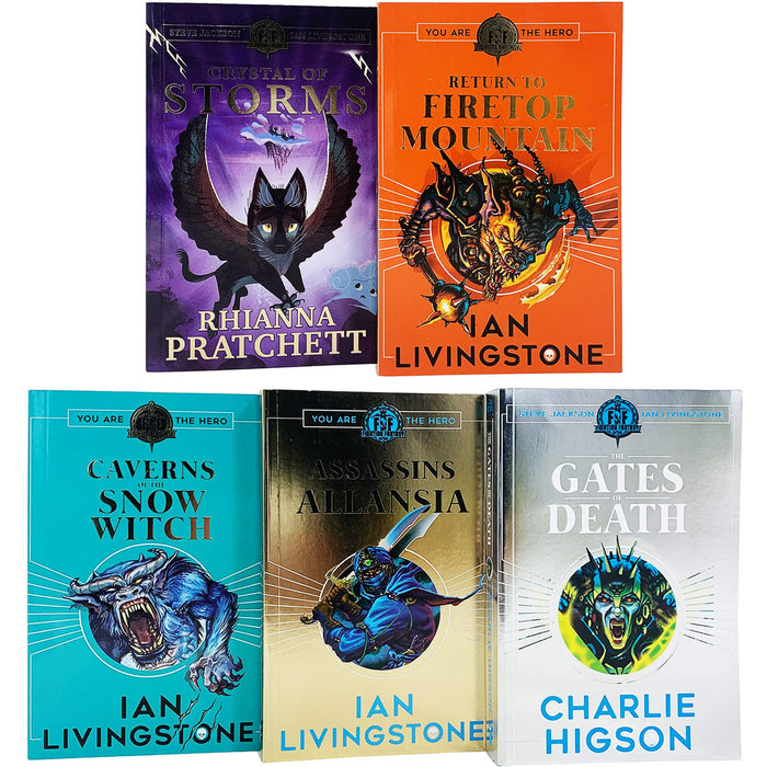 Fighting Fantasy RPG 5 Books Collection Set By Charlie Higson - The Book Bundle