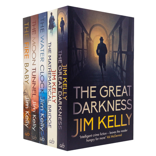 Jim Kelly Dryden Mysteries Series (Vol 1-5) 5 Books Collection Set Water Clock | Fire Baby - The Book Bundle