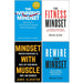 The Winning Mindset, The Fitness Mindset, Mindset With Muscle, Rewire Your Mindset 4 Books Collection Set - The Book Bundle