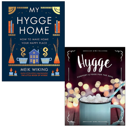 My Hygge Home [Hardcover] By Meik Wiking & Hygge Comfort and Food For The Soul By CookNation 2 Books Collection Set - The Book Bundle