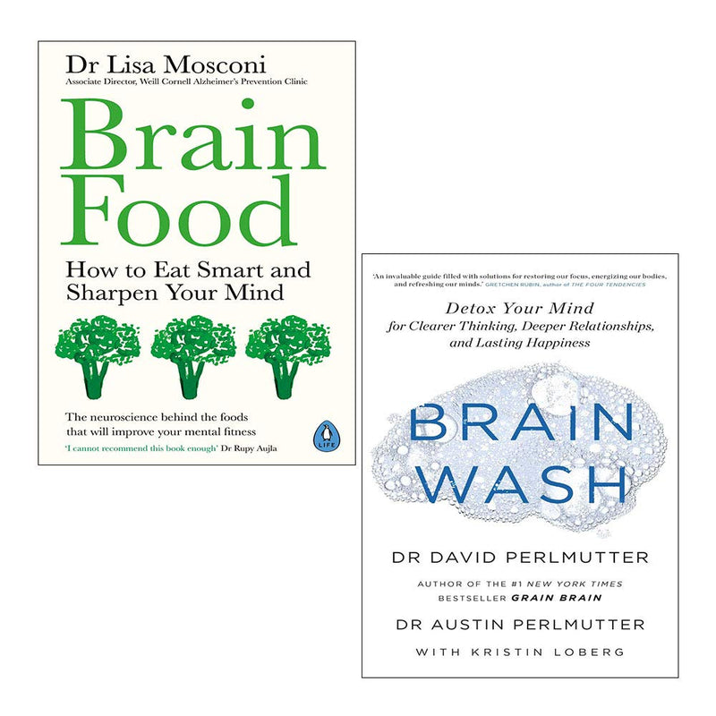 Brain Food, Brain Wash 2 Books Collection Set - The Book Bundle