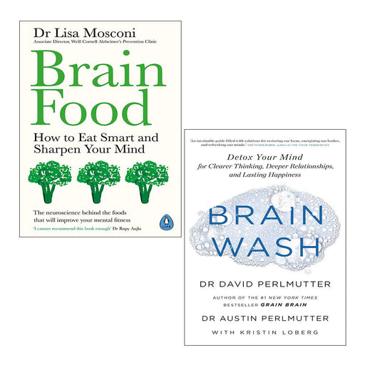 Brain Food, Brain Wash 2 Books Collection Set - The Book Bundle