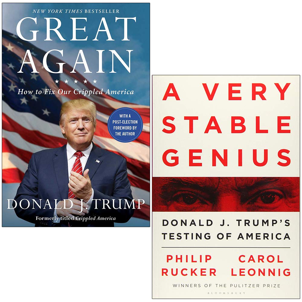 Set　Again　Book　Bundle　Genius:　Very　Testing　Collection　J.　Books　Trump's　A　Great　Donald　Stable　The