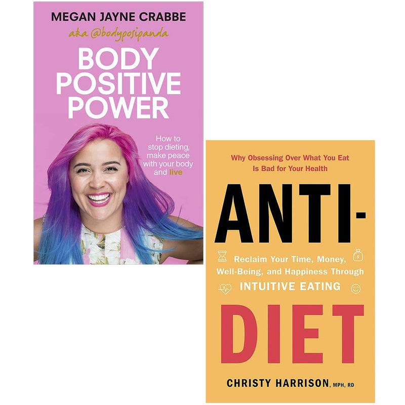 Two paperback books from The Book Bundle's Body Positive Power and Anti-Diet collection, featuring inspiring non-fiction on body image.