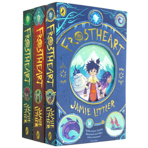 Frostheart Trilogy Collection 3 Books Set By Jamie Littler (Frostheart, Escape from Aurora, Rise of The World Eater) - The Book Bundle