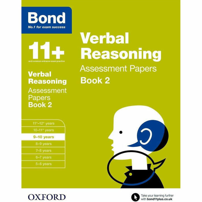 Bond 11+:Assessment Papers Book 2 Year 9-11 Bundle -8 Books Collection Set :English, Maths, Non-verbal Reasoning, Verbal Reasoning - The Book Bundle