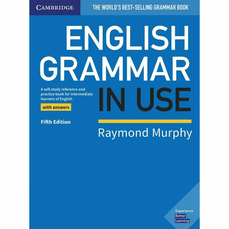 Paperback English Grammar In Use by Raymond Murphy, Cambridge University Press, showing the book cover with title and author.