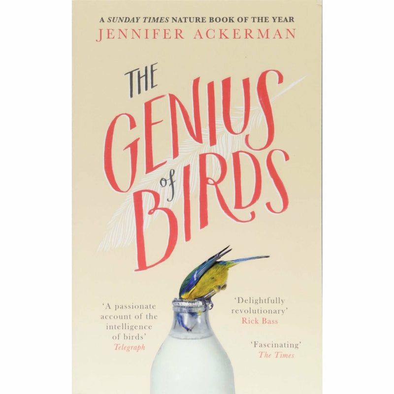 Collection of three non-fiction paperback books by Jennifer Ackerman on birds, minds, and trees, published by Corsair/William Collins.