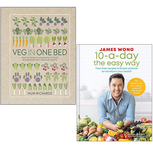 Veg in One Bed, 10-a-Day the Easy Way 2 Books Collection Set - The Book Bundle