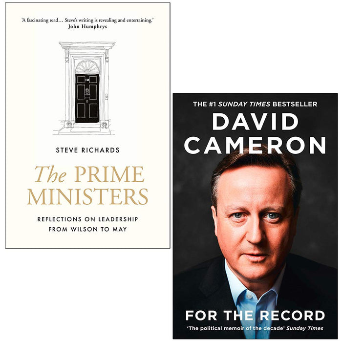 The Prime Ministers, For the Record 2 Books Collection Set - The Book Bundle