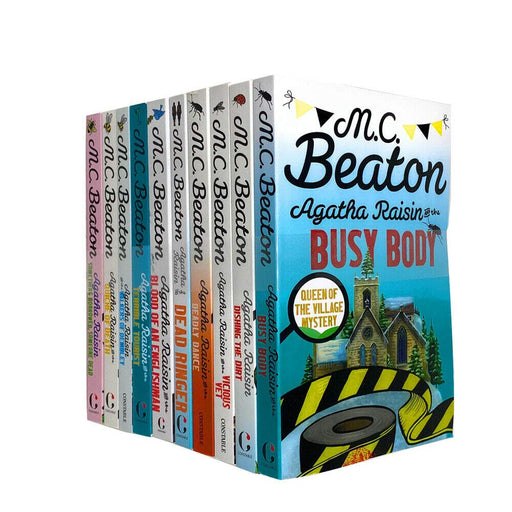 Agatha Raisin Series 1 Collection 8 Books Set Collection M C Beaton Curious Curate,Day the Floods Came - The Book Bundle