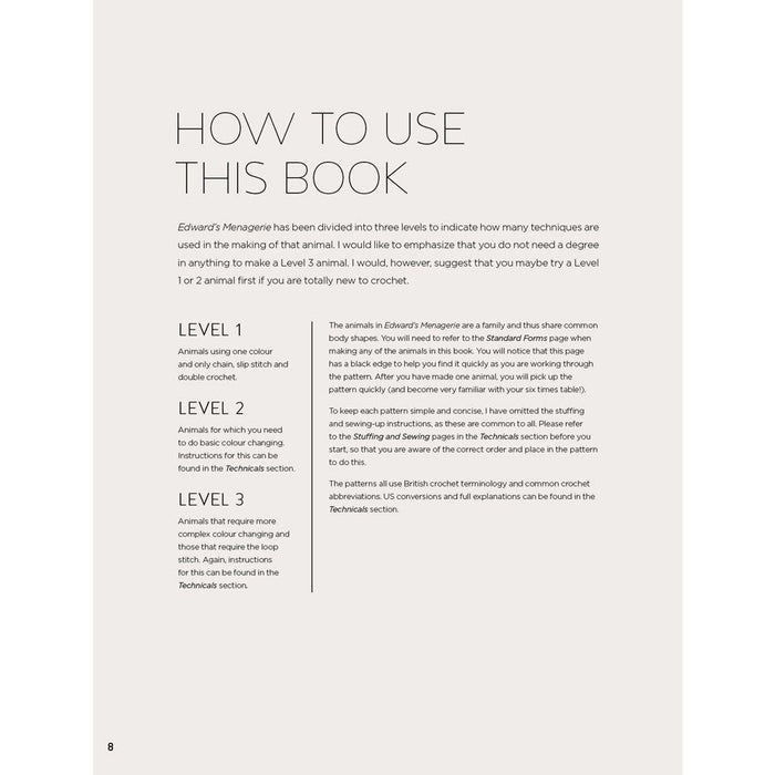 Edward's Menagerie: Over 40 soft and snuggly toy animal crochet patterns - The Book Bundle