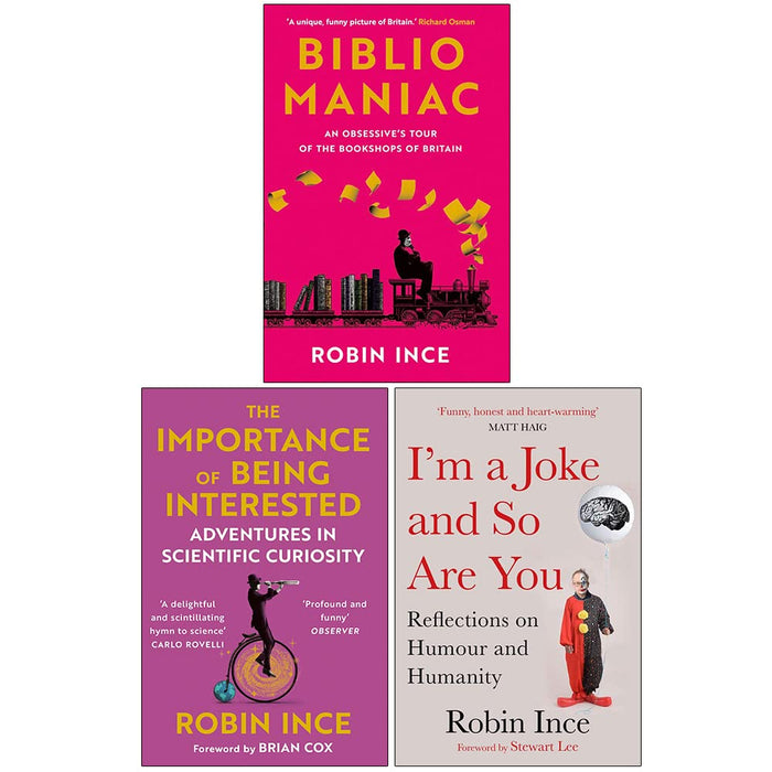 Robin Ince Collection 3 Books Set (Bibliomaniac) - The Book Bundle
