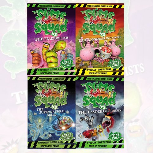 Steve Cole Slime Squad Series 4 Books Bundle Collection - The Book Bundle