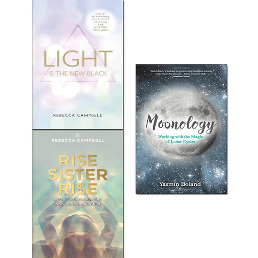 Light is the new black, rise sister rise and moonology 3 books collection set - The Book Bundle