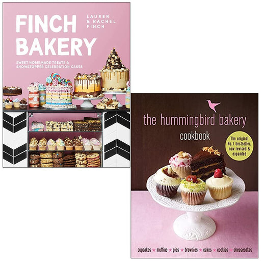 The Finch Bakery By Lauren Finch, Rachel Finch & The Hummingbird Bakery Cookbook By Tarek Malouf 2 Books Collection Set - The Book Bundle