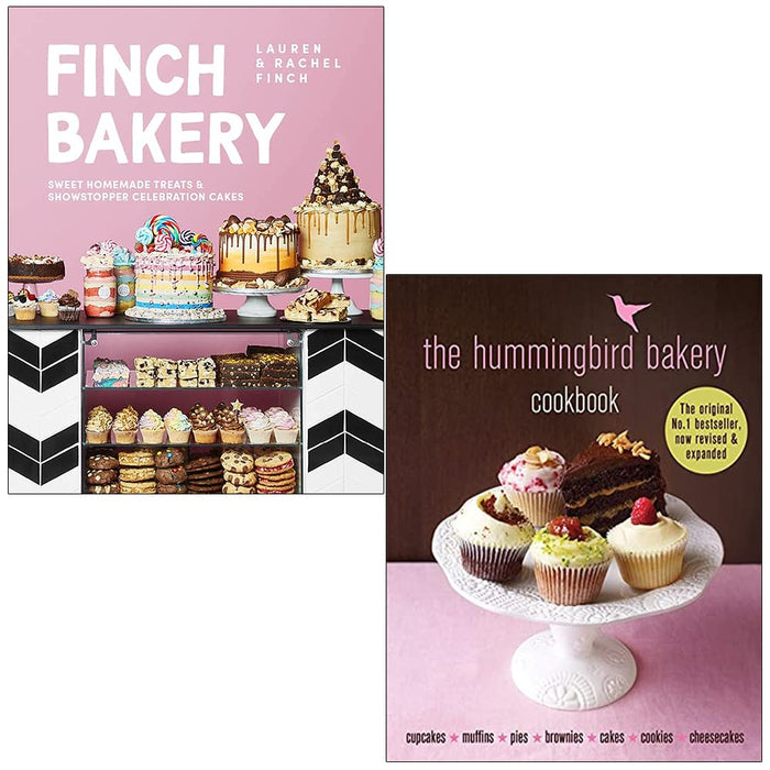 The Finch Bakery By Lauren Finch, Rachel Finch & The Hummingbird Bakery Cookbook By Tarek Malouf 2 Books Collection Set - The Book Bundle