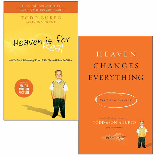 Todd Burpo Collection 2 Books Set (Heaven Is for Real, Heaven Changes Everything) - The Book Bundle