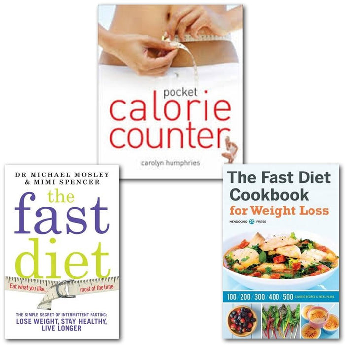 The Fast Diet Cookbook With Calorie Counter 3 Books Set - The Book Bundle