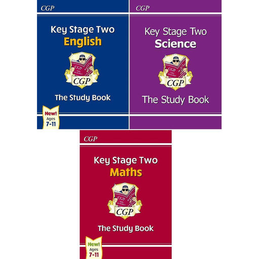Key Stage Two The Study Book 3 Books Bundles Collection Set- KS2 Maths Study Book,KS2 Science Study Book,Key Stage 2 English The Study Book - The Book Bundle