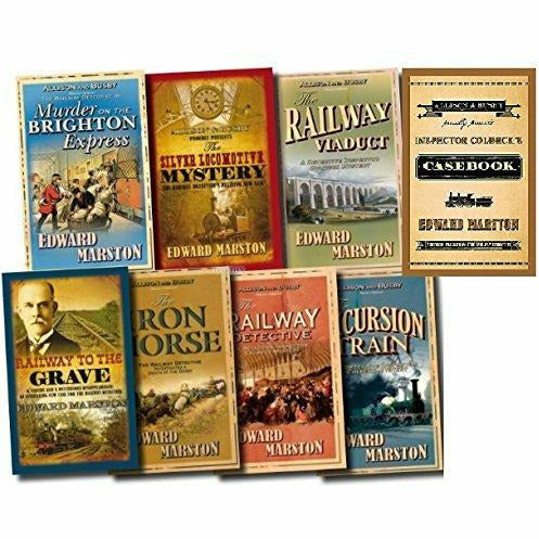Edward Marston Railway Detective Collection 8 Books Set Pack - The Book Bundle
