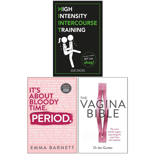 High Intensity Intercourse Training, Period [Hardcover], The Vagina Bible 3 Books Collection Set - The Book Bundle