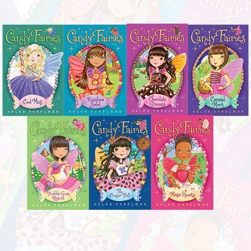 Candy Fairies Series 7 books collection by Helen Perelman, paperback fiction set featuring colorful fairy illustrations