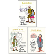 Judith Kerr Collection 3 Books Set (When Hitler Stole Pink Rabbit, Bombs on Aunt Dainty, A Small Person Far Away) - The Book Bundle