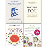 Hardcover collection of four non-fiction books including The Body Keeps the Score by Bessel van der Kolk, published by Penguin/Iota Publishing.