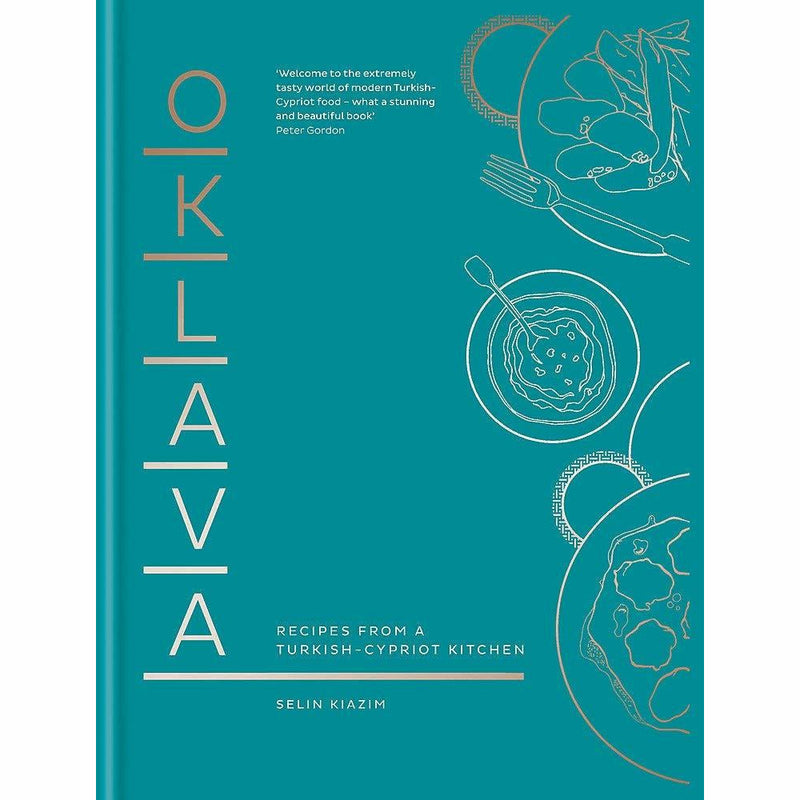 Oklava and Feasts cookbook set by Sabrina Ghayour featuring two hardcover books with colorful cover art and titles.