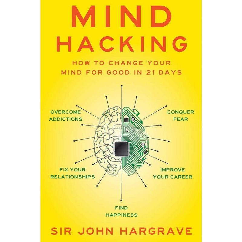 Paperback of "Mind Hacking" by Sir John Hargrave, featuring a clean cover design with title and author's name, in a gallery books edition.