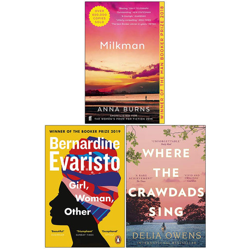 Milkman, Girl Woman Other, Where The Crawdads Sing 3 Books Collection Set - The Book Bundle