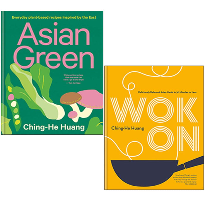Ching-He Huang 2 Book Collection Set(Asian Green  & Wok On ) - The Book Bundle