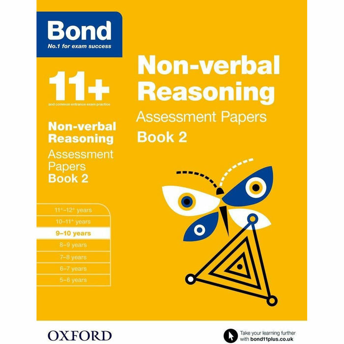Bond 11+:Assessment Papers Book 2 Year 9-11 Bundle -8 Books Collection Set :English, Maths, Non-verbal Reasoning, Verbal Reasoning - The Book Bundle