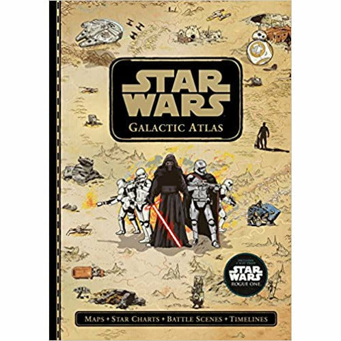 Star Wars 2 Books Collection Set (The Visual Encyclopedia & Galactic Atlas) - The Book Bundle