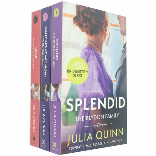 Julia Quinn Blydon Family Saga 3 Books Collection Set (Splendid, Dancing At Midnight, Minx) - The Book Bundle