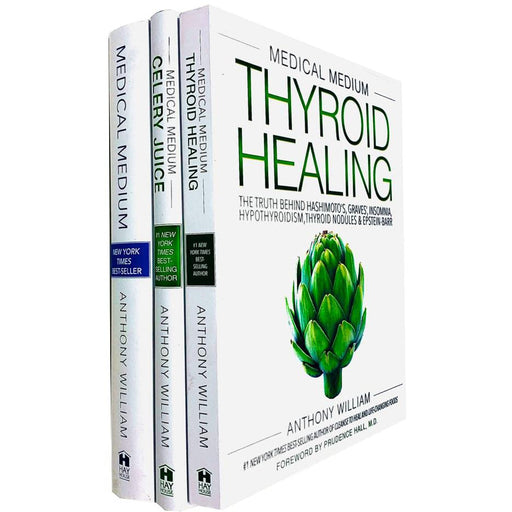 Medical Medium Collection 3 Books Set By Anthony William (Thyroid Healing, Celery Juice, Medical Medium) - The Book Bundle