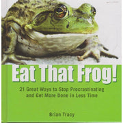 Four non-fiction books in a collection including "My Stroke of Insight" by Jill Bolte Taylor and "Eat That Frog!" by Brian Tracy.
