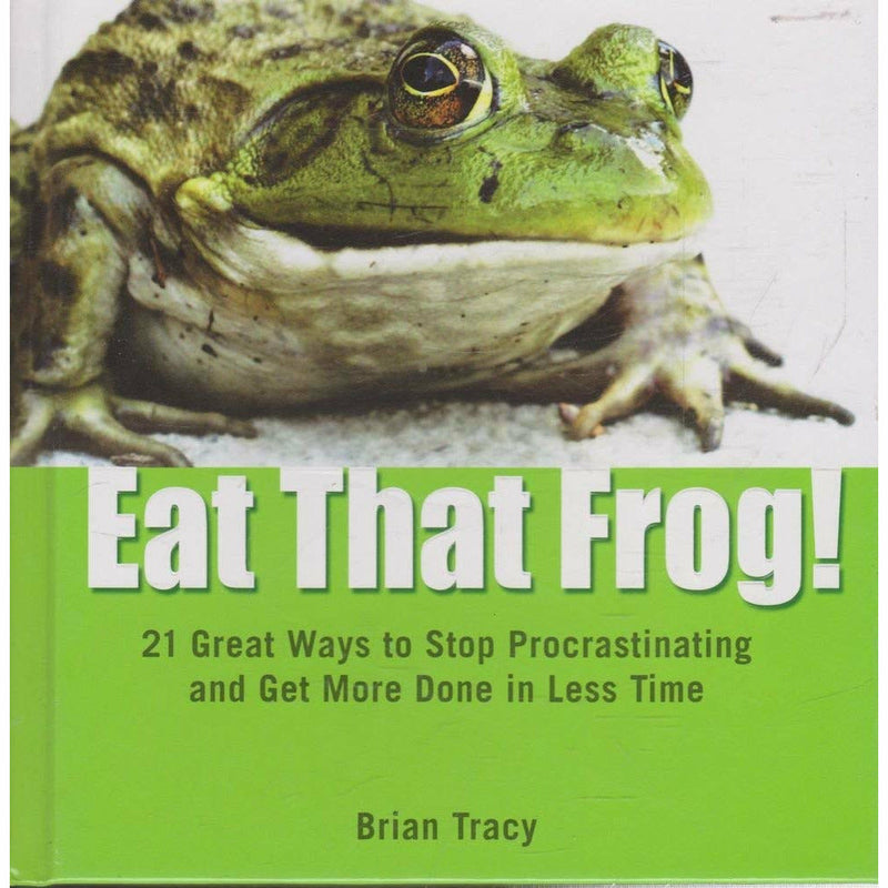 Four non-fiction books in a collection including "My Stroke of Insight" by Jill Bolte Taylor and "Eat That Frog!" by Brian Tracy.