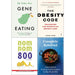 Gene eating, obesity code, nom nom fast 800 cookbook, complete ketofast 4 books collection set - The Book Bundle