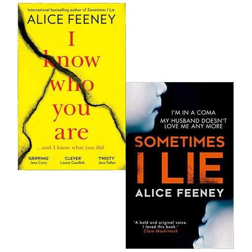 Alice Feeney Collection 2 Books Set (I Know Who You Are, Sometimes I Lie) - The Book Bundle