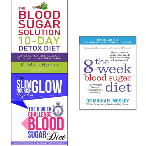 Detox Diet 10-Day Blood Sugar Solution,The 8-Week and 6 Week Challenge Blood Sugar Diet Collection 3 Books Set - The Book Bundle