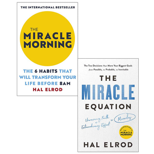 Hal Elrod Collection 2 Books Set (The Miracle Morning, The Miracle Equation) - The Book Bundle