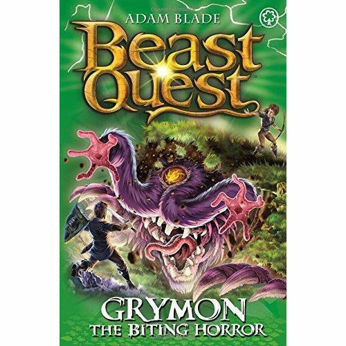 Beast Quest 4 books collection set by Adam Blade, paperback fiction series featuring colorful fantasy cover art.