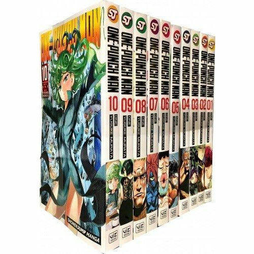 One-Punch Man Collection 10 Books Set (Volume 1-10) - The Book Bundle